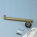 Porte rouleau, Doré Mat, Chatelet, 17.6cm