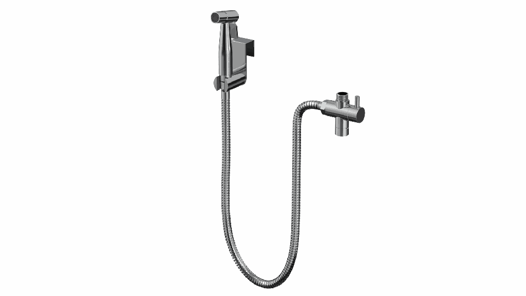 Douchette hygiénique Inox poli, Châtelet