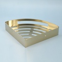 Porte-savon d'angle, doré brossé, Châtelet