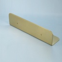 Etagère murale inox, 36, 60 ou 90 cm, Doré brossé, Châtelet