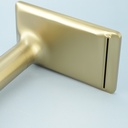 Robinet mitigeur lavabo surélevé, doré brossé, Cascade