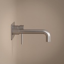 Mitigeur lavabo mural inox brossé, Châtelet III