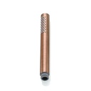 Colonne bain-douche avec mitigeur thermostatique, Ø25cm, doré rose brossé, Châtelet III