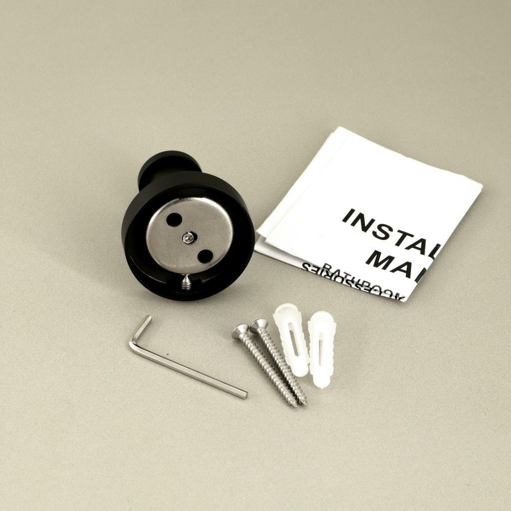 Patère noir brossé, Châtelet