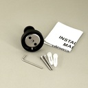 Patère noir brossé, Châtelet