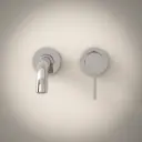 Robinet mitigeur lavabo mural encastré, chrome, Châtelet III