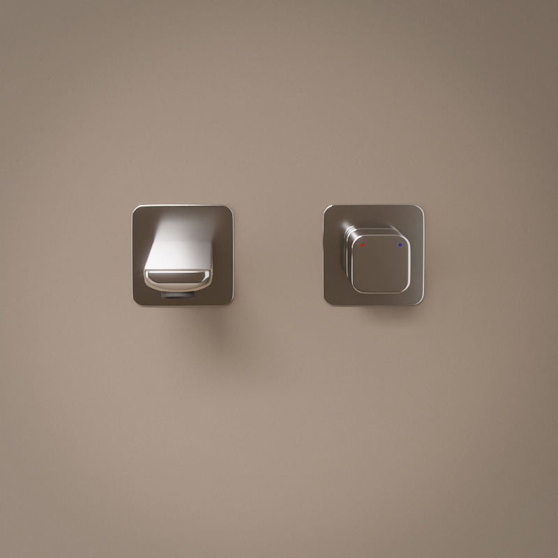 Deauville, Mitigeur Lavabo encastré Chromé