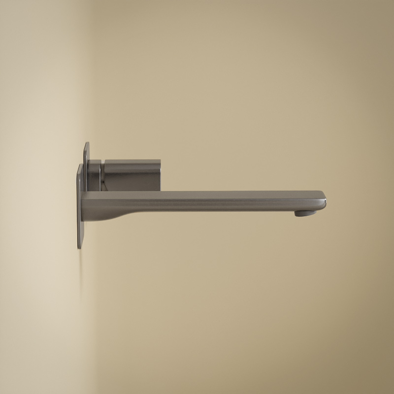 Deauville, Mitigeur Lavabo encastré Gun Métal Brossé