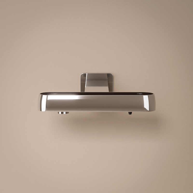 Robinet Electronique + Distributeur de savon mural, Chrome, Orly