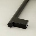 Barre d'appui droite 40 cm, noir brossé, Châtelet