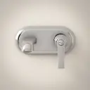 Mitigeur lavabo mural chromé, Liberty