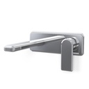 Robinet lavabo mitigeur mural, Monceau