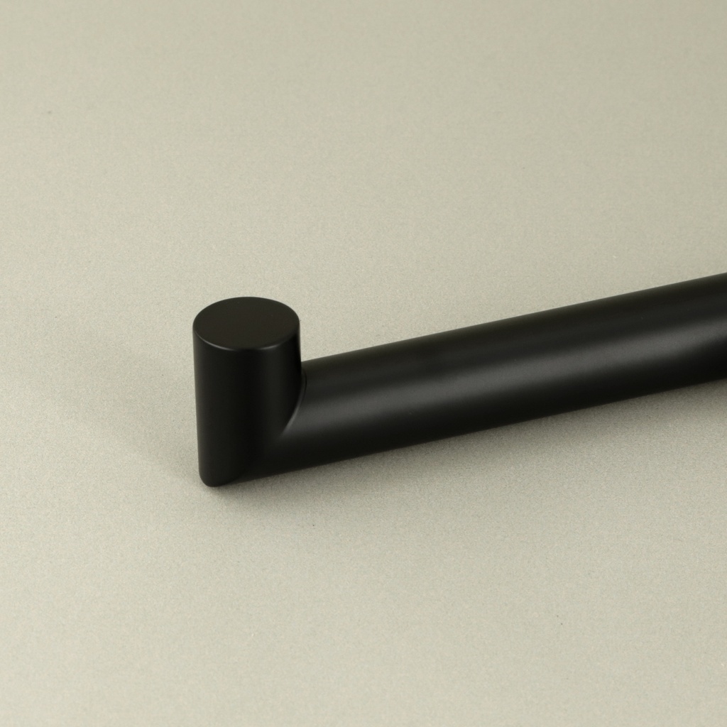 Porte rouleau, Noir Brossé, Chatelet, 17.6cm