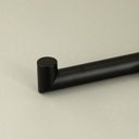 Porte rouleau, Noir Brossé, Chatelet, 17.6cm