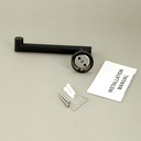 Porte rouleau, Noir Brossé, Chatelet, 17.6cm