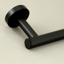 Porte rouleau, Noir Brossé, Chatelet, 17.6cm