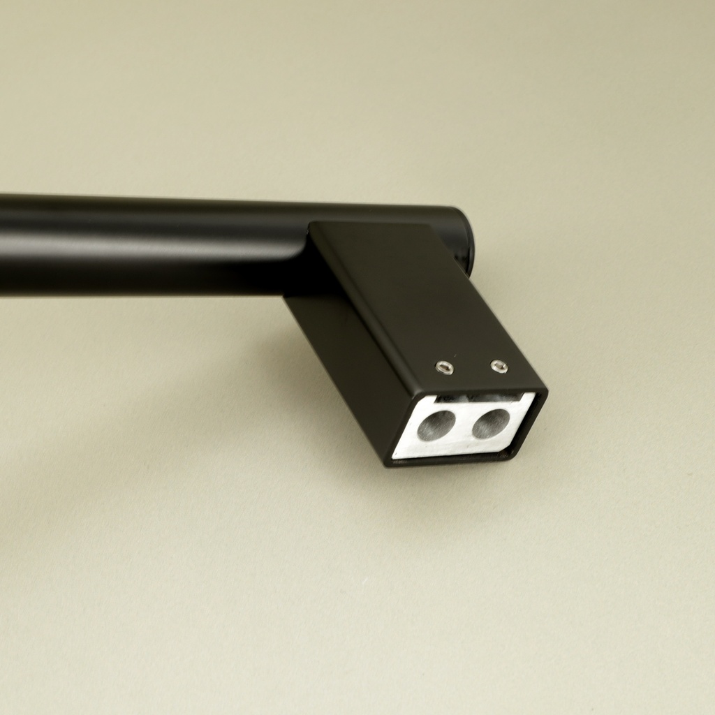 Barre d'appui oblique, noir brossé, Châtelet