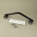 Barre d'appui oblique, noir brossé, Châtelet