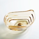 Vasque en verre à Poser 50x36x16cm Ambre , Venezia 