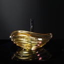 Vasque en verre à Poser 50x36x16cm Gold, Venezia 