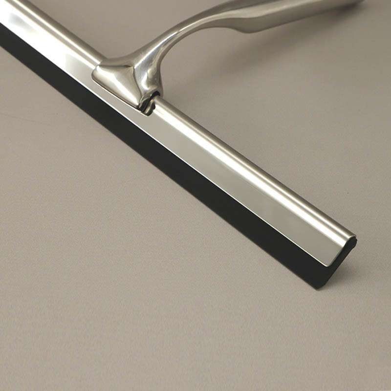 Raclette essuie vitre Châtelet avec support mural, chromé