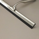 Raclette essuie vitre Châtelet avec support mural, chromé