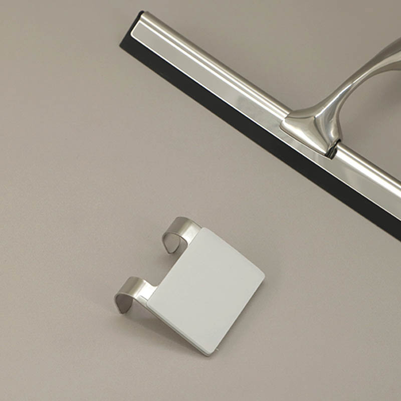 Raclette essuie vitre Châtelet avec support mural, chromé