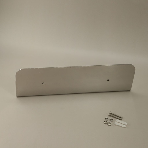 Etagère murale inox, 36, 60 ou 90 cm, chrome, Châtelet