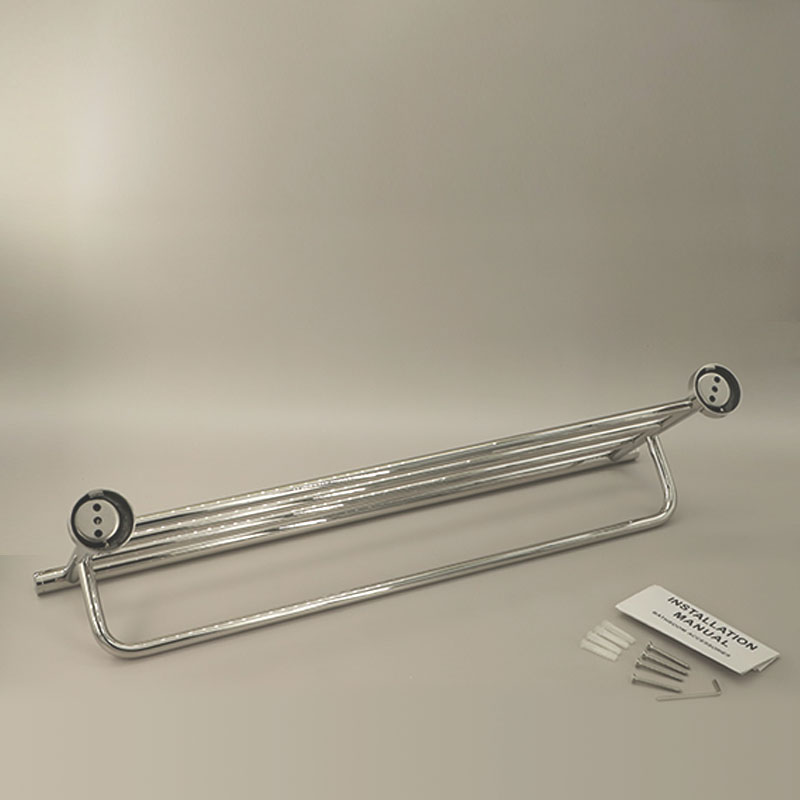 Rack porte-serviettes, chrome, Châtelet