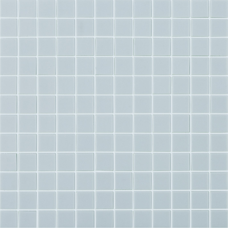 Mosaïque verre recyclé bleu clair, 31x31 cm, Nordic matt light blue