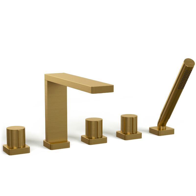 Robinet mélangeur bain-douche de plage doré brossé, Carrousel