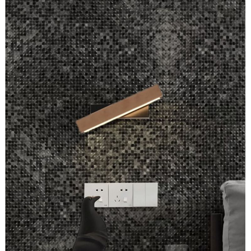 Mosaïque 30x30x3 Fractal Grey, Adhésive, Prix des 4 pièces