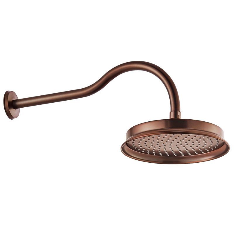 Pomme de douche ronde, traitée cuivre, Liberty