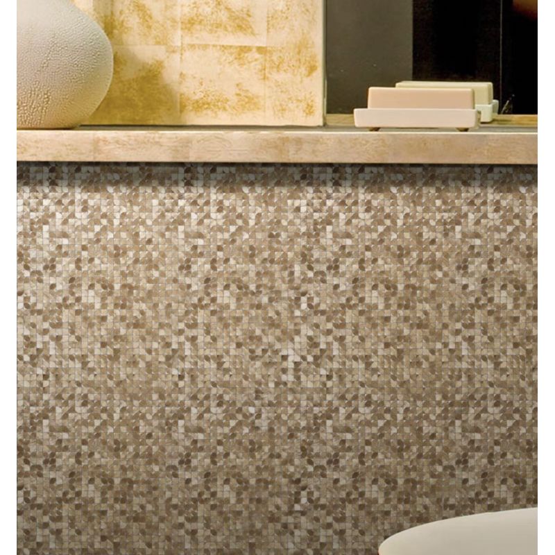 Mosaïque 30x30x3 Fractal Gold, Adhésive, Prix des 4 pièces