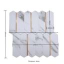 Mosaïque 27x27x4 Curtana, Adhésive, Prix des 4 pièces