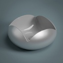 Vasque à poser 46x19cm Silver, Pétale 