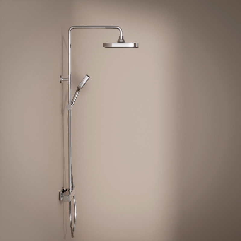 Colonne de douche avec mitigeur mécanique, Chromé, Deauville
