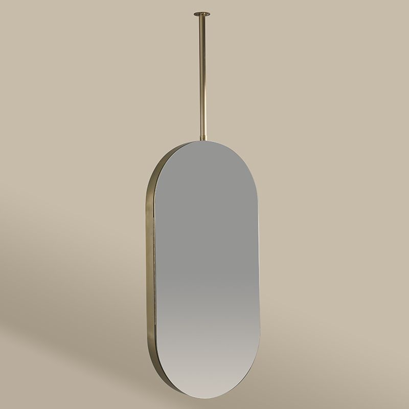 Miroir suspendu avec led 50X100 Dore Mat Chatelet 2
