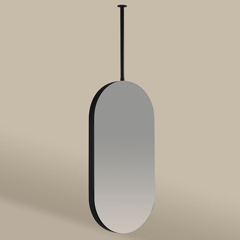 Miroir suspendu avec led 50X100 Noir Mat Chatelet 2 