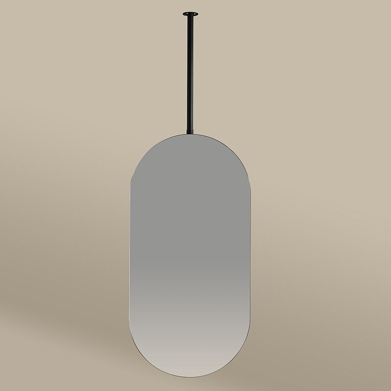 Miroir suspendu avec led 50X100 Noir Mat Chatelet 2 