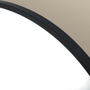 Chatelet Miroir Rond Diam50 Led+Anti-Buee Noir Mat