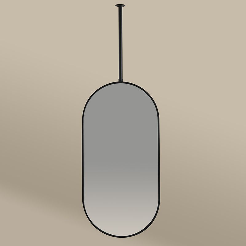 Miroir suspendu 50X100 Noir Mat Châtelet 2