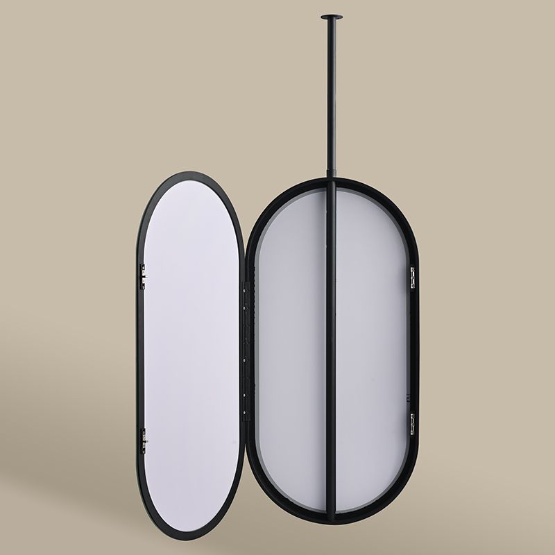 Miroir suspendu 50X100 Noir Mat Châtelet 2