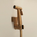 Douchette hygiénique Doré rose brossé, Châtelet