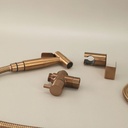 Douchette hygiénique Doré rose brossé, Châtelet