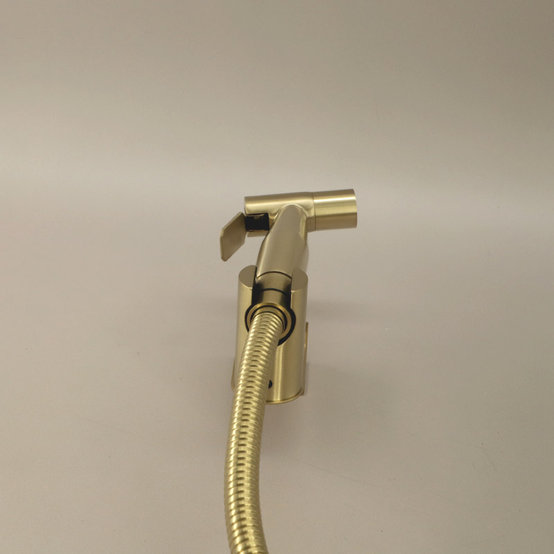 Douchette hygiénique Doré brossé, Châtelet