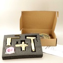 Douchette hygiénique Doré brossé, Châtelet