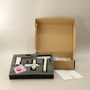 Set douchette hygiénique inox brossé pour WC à poser, Steel