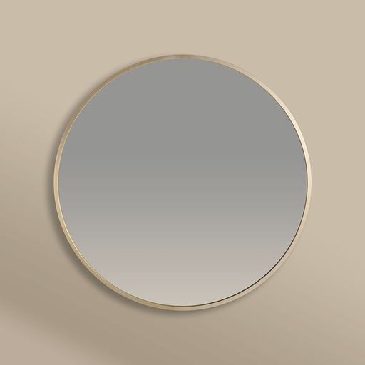 Chatelet Miroir Rond Diam50 Dore Mat