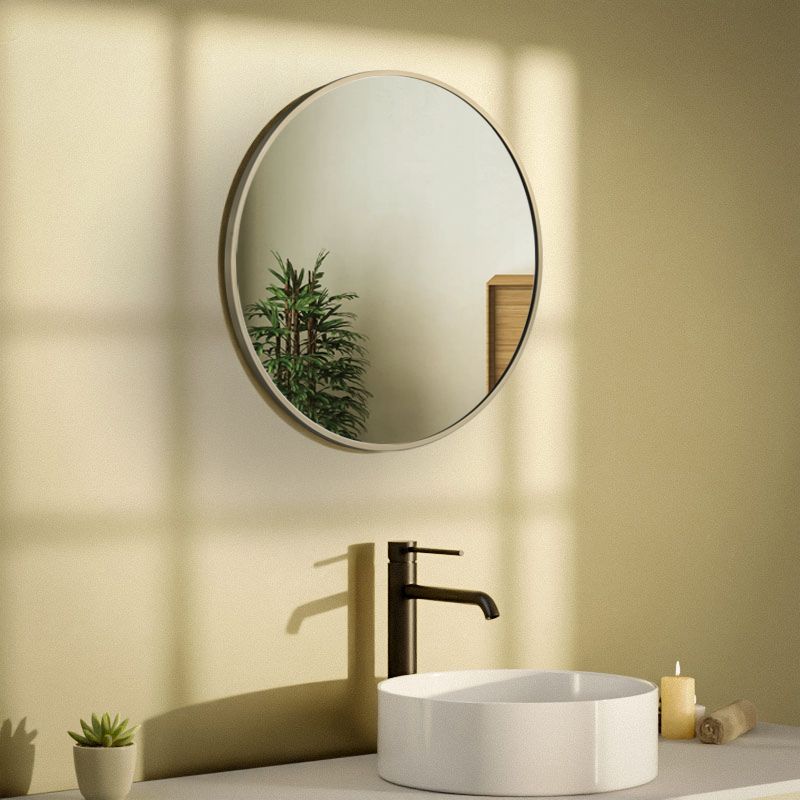 Miroir Rond 50cm, Châtelet, 2 couleurs 
